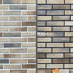 Объект из Термопанели BestPoint Ceramics Loft Masala